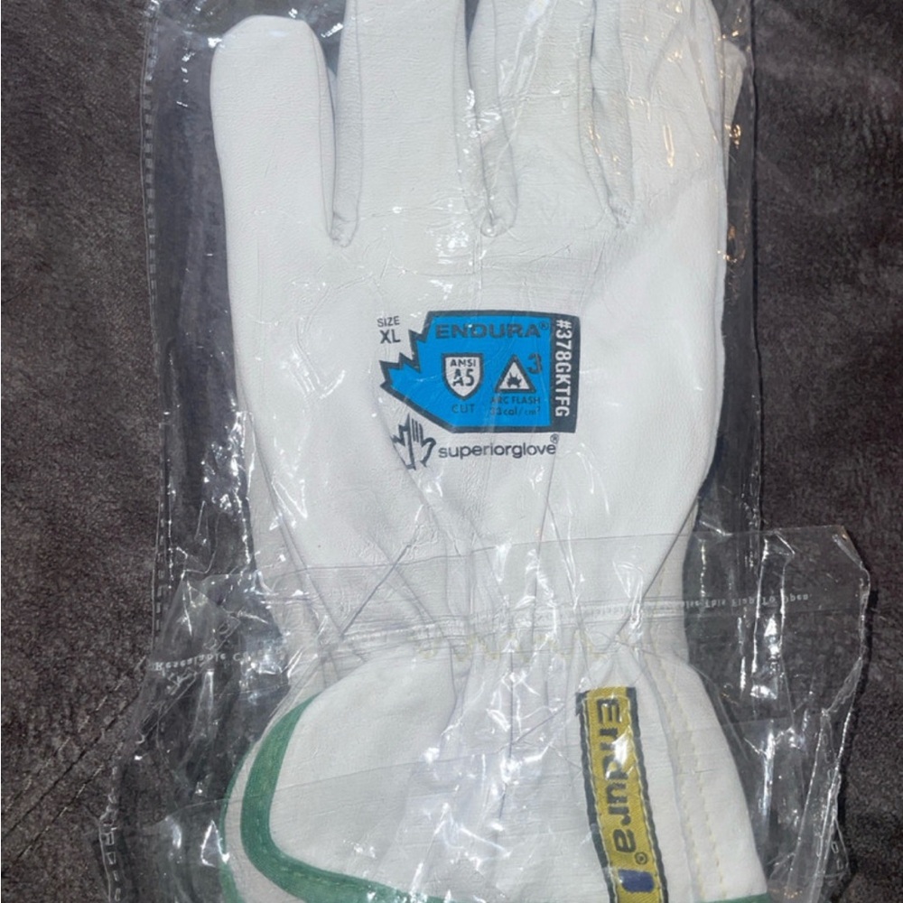 Superior Glove White Leather Work Gloves